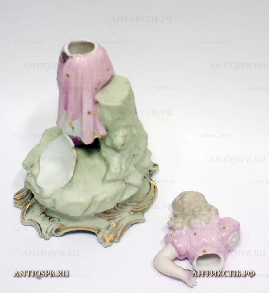 Статуэтка фарфоровая старинная "Девочка". Европа. Перв. пол. ХХ века. №19950
